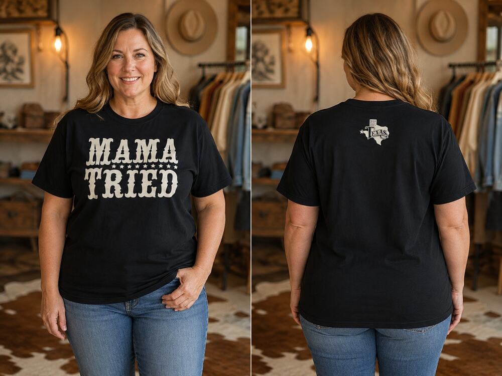 Billy Bob’s Texas “Mama Tried” tee, XL